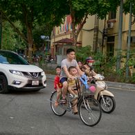 Familie på 2 hjul - Hanoi