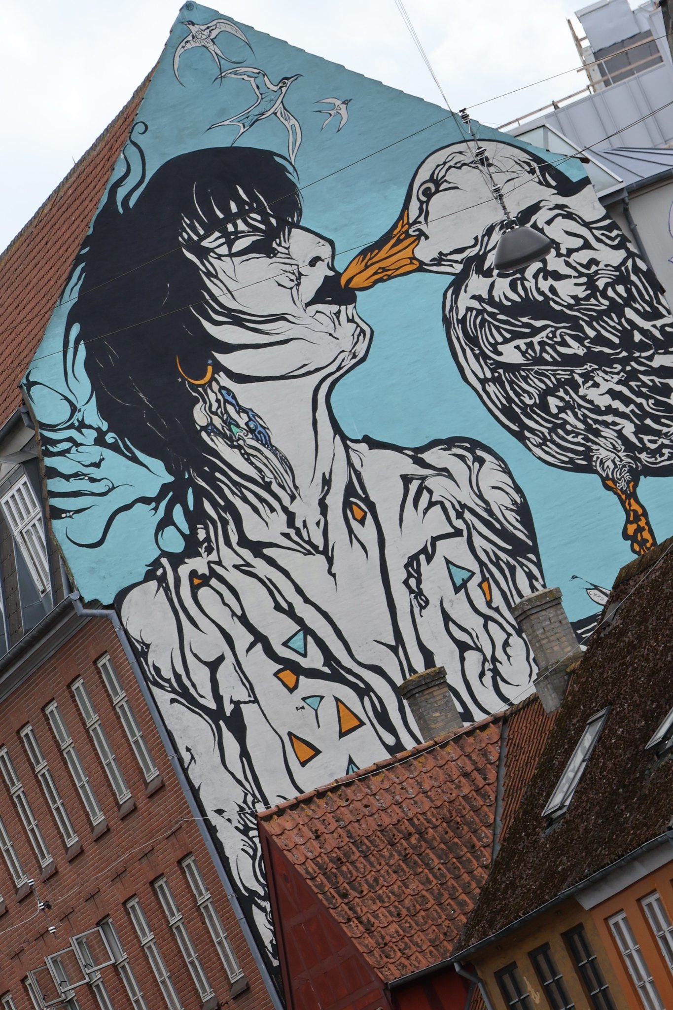 Vægmaleri, Fiskergade Aarhus